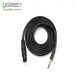 Dây Jack 6.5mm sang AV Cannon (XLR) UGREEN dài 3m